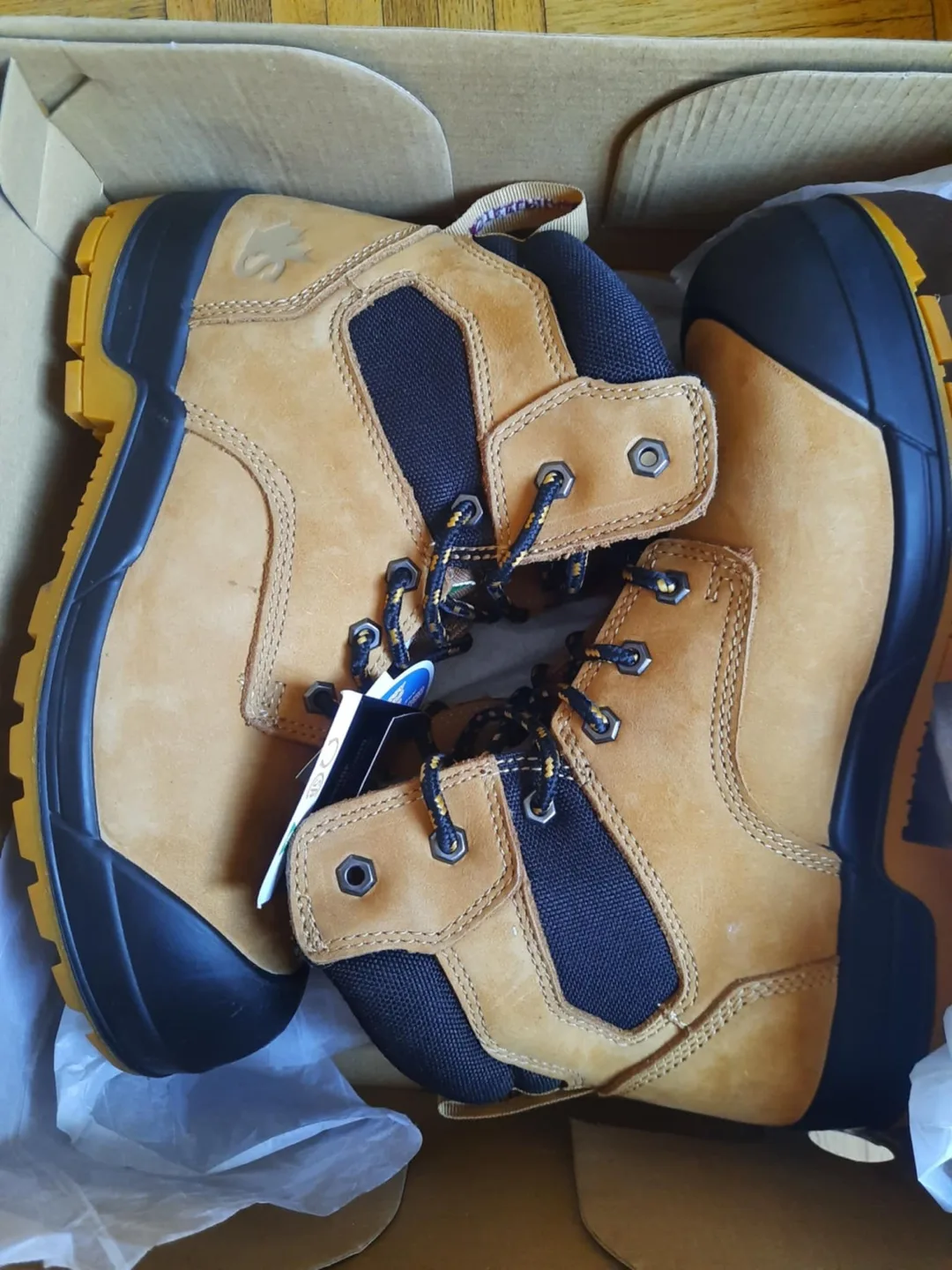 Steel Ridge Ranger 6" Steel Toe Work Boots - Size 8