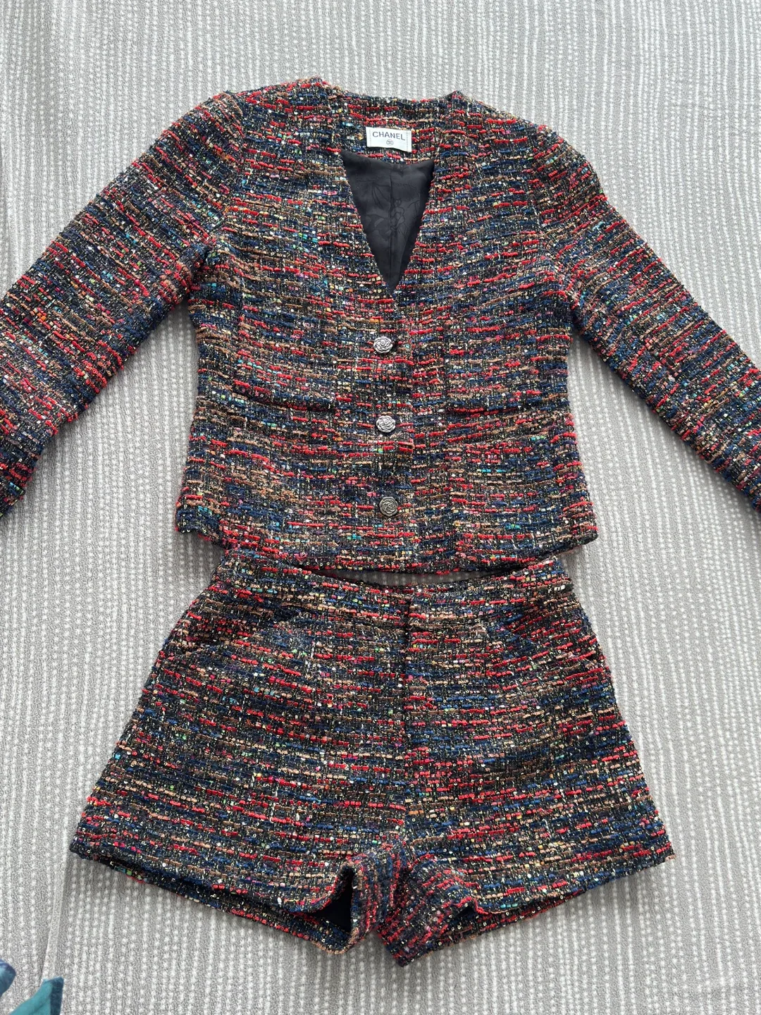 Chanel Tweed Jacket & Shorts Set image indicator(2)