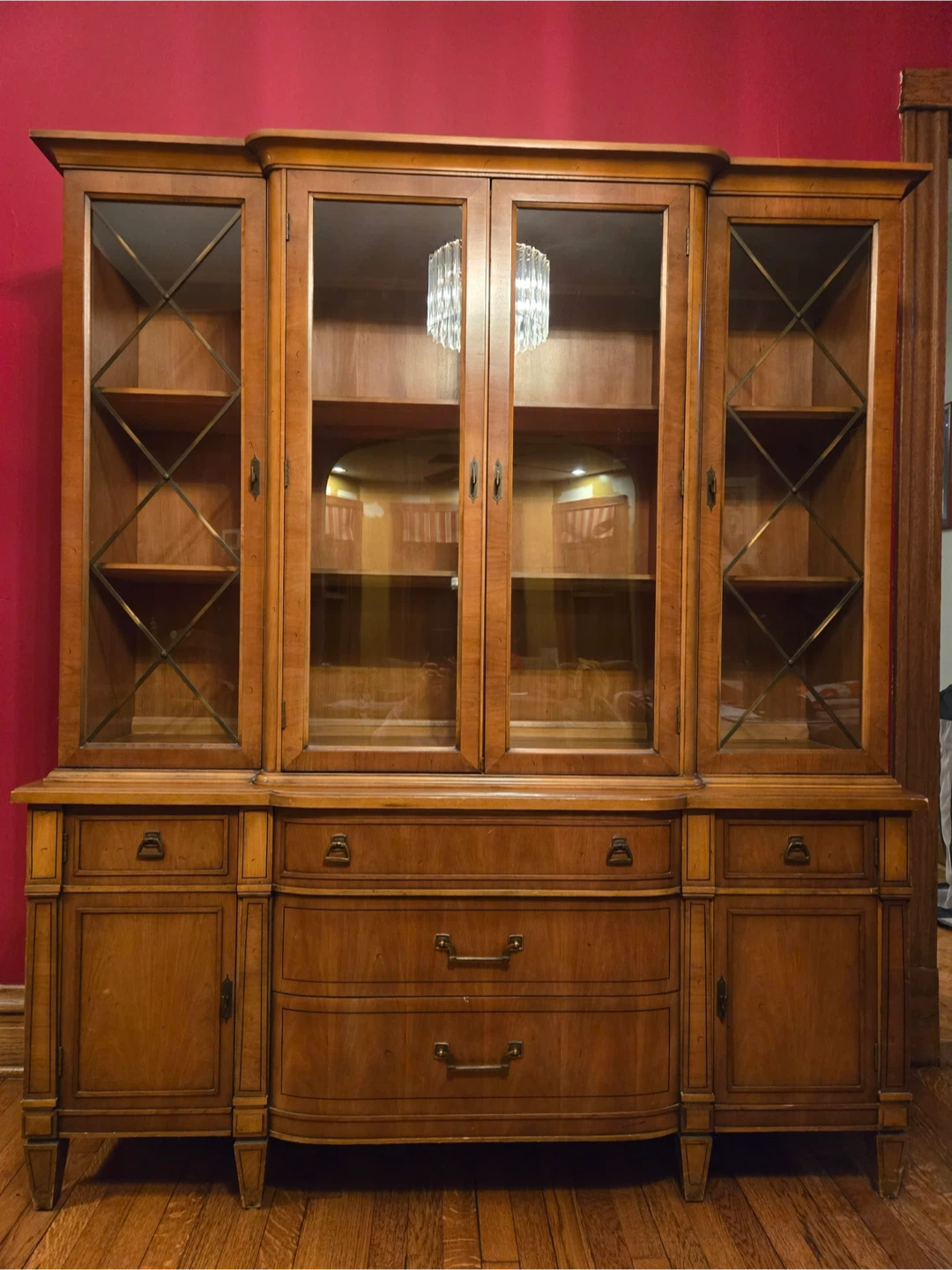 Wooden China Cabinet