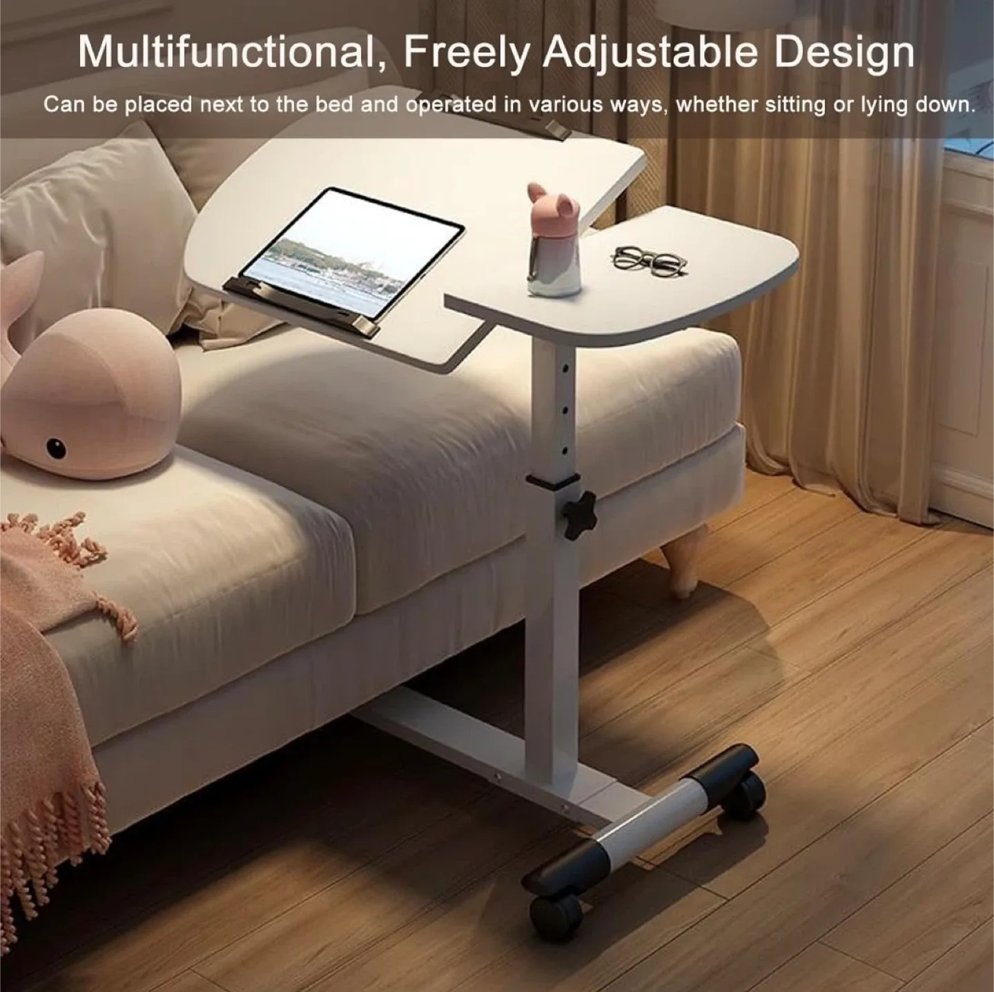 Adjustable Bedside Laptop Desk image indicator(3)