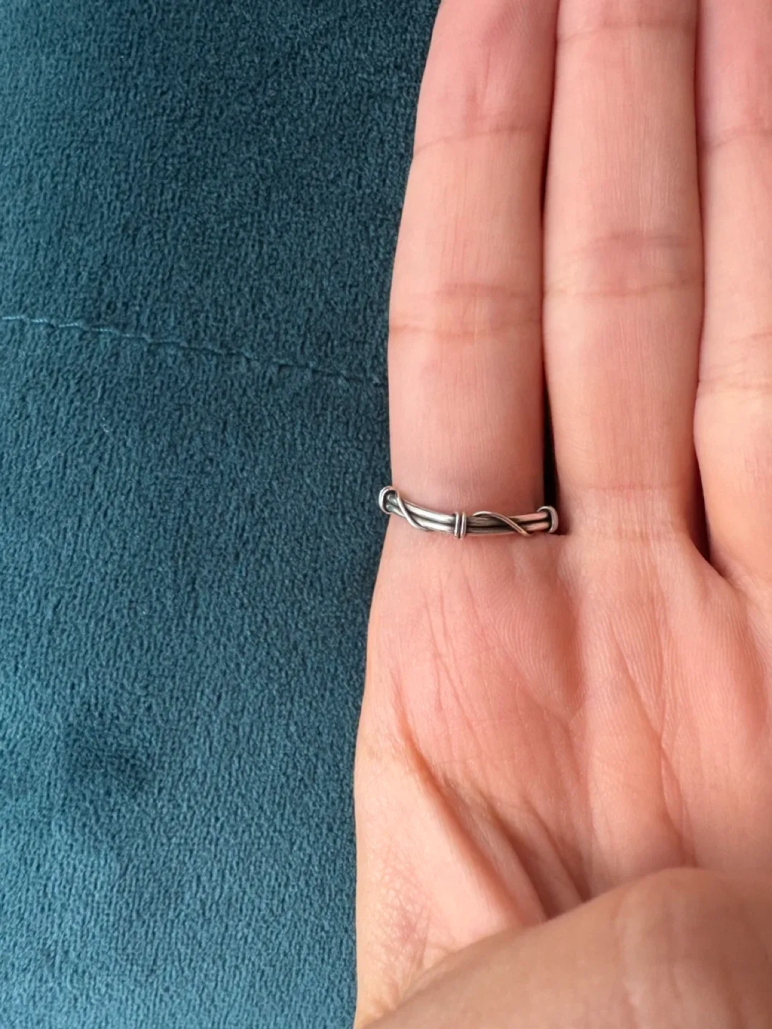 Pearl Sterling Silver Adjustible Ring image indicator(4)