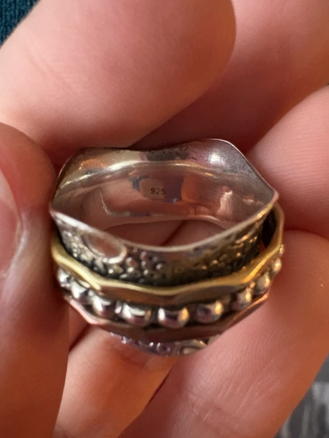 Sterling Silver Thumb Ring - Size 7 image indicator(3)