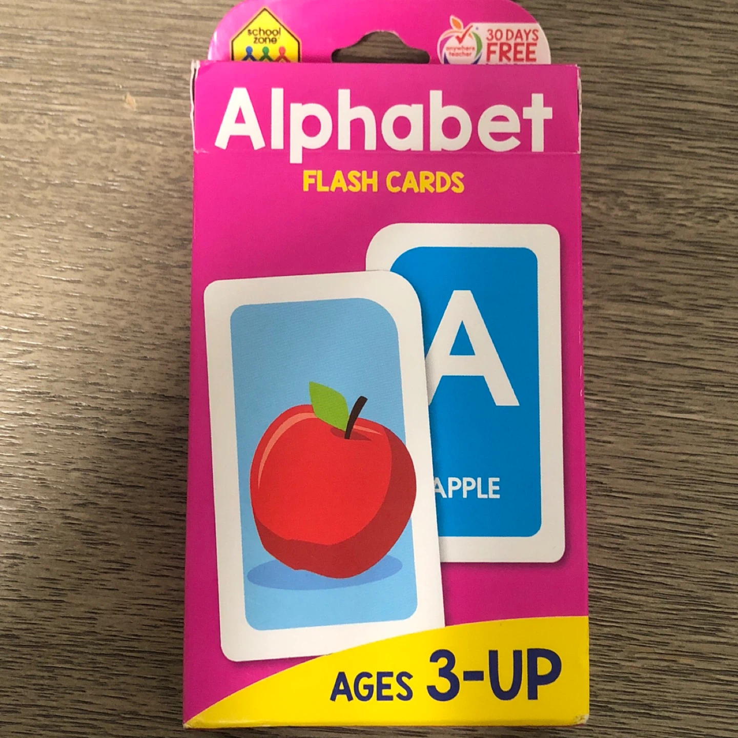Alphabet Flash Cards - Ages 3-Up