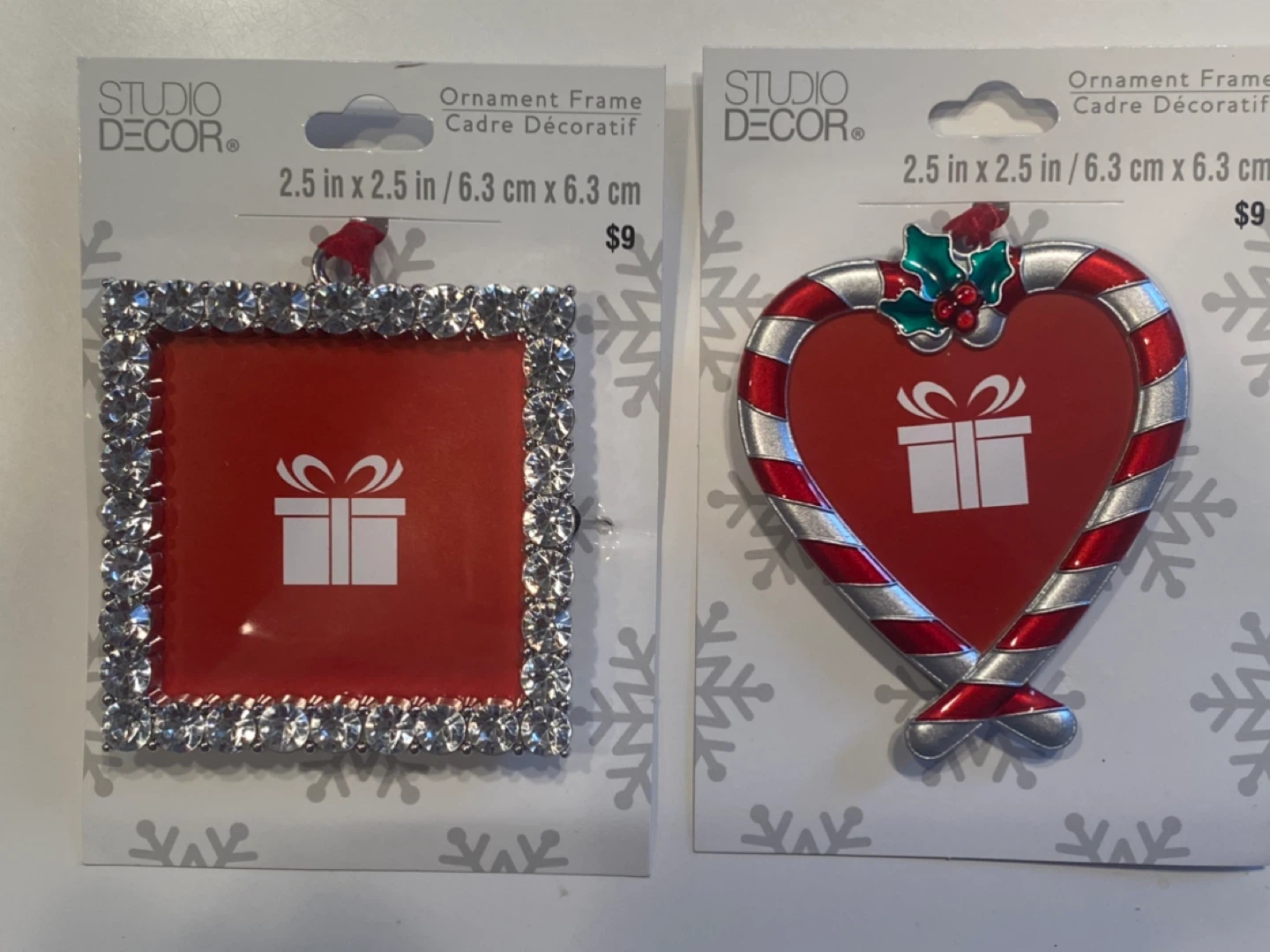 New! 2/$5 “Michaels” decorative small frames!