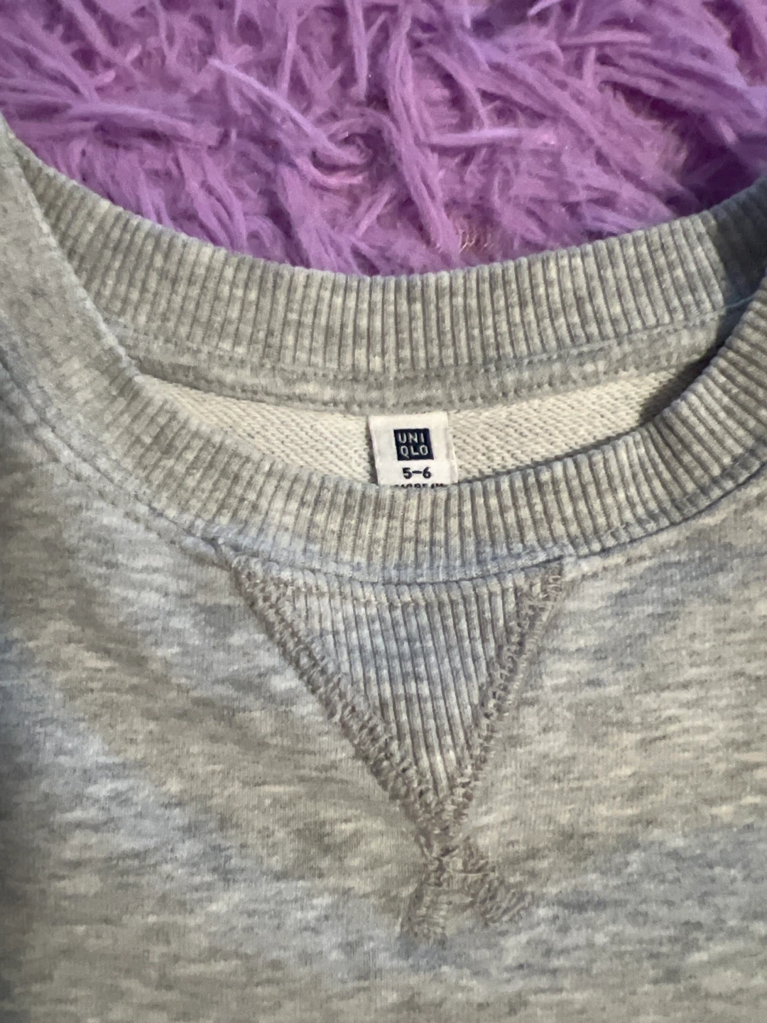 Uniqlo Gray Sweatshirt Size 5-6 - photo 3
