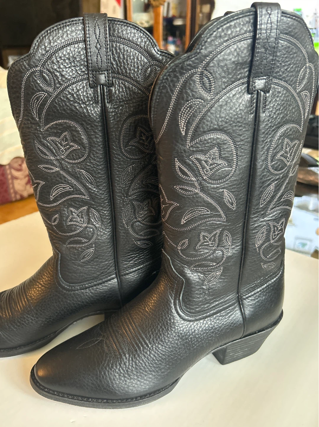 Ariat Women’s Heritage Western Round Toe Black Boots