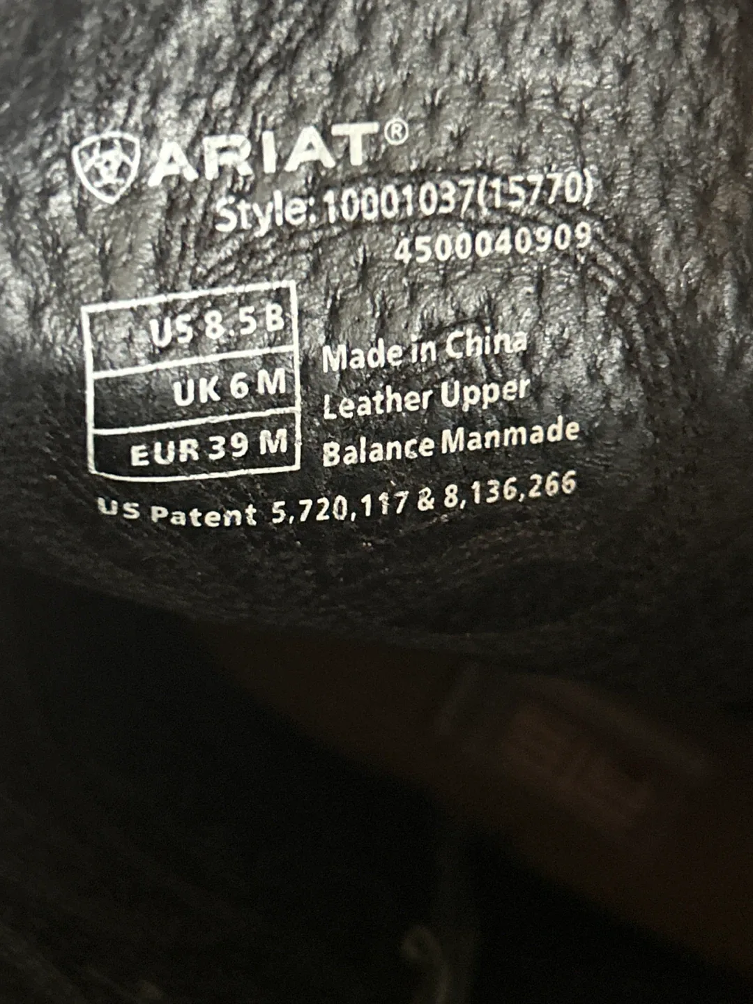 Ariat Women’s Heritage Western Round Toe Black Boots image indicator(4)