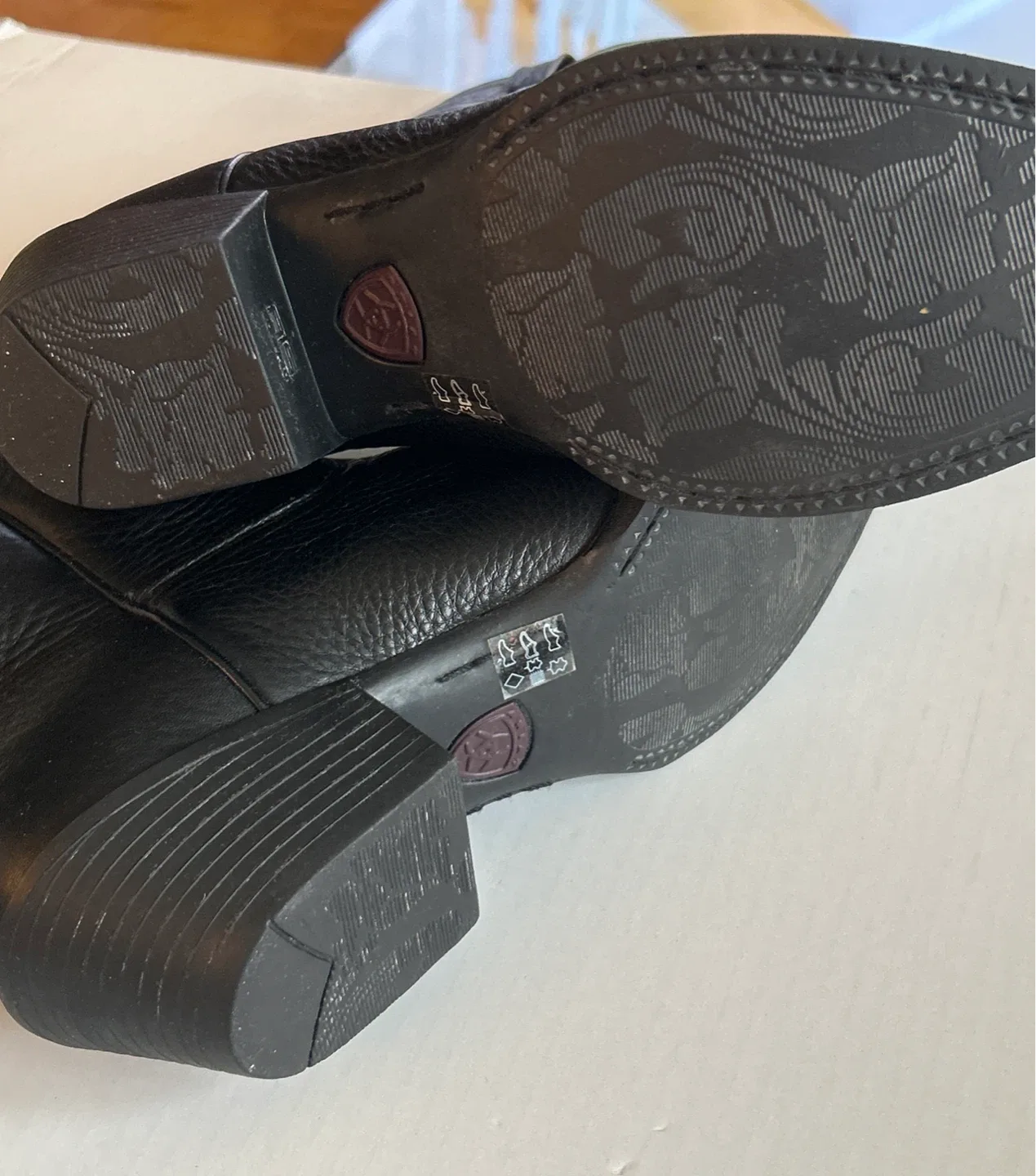 Ariat Women’s Heritage Western Round Toe Black Boots image indicator(6)