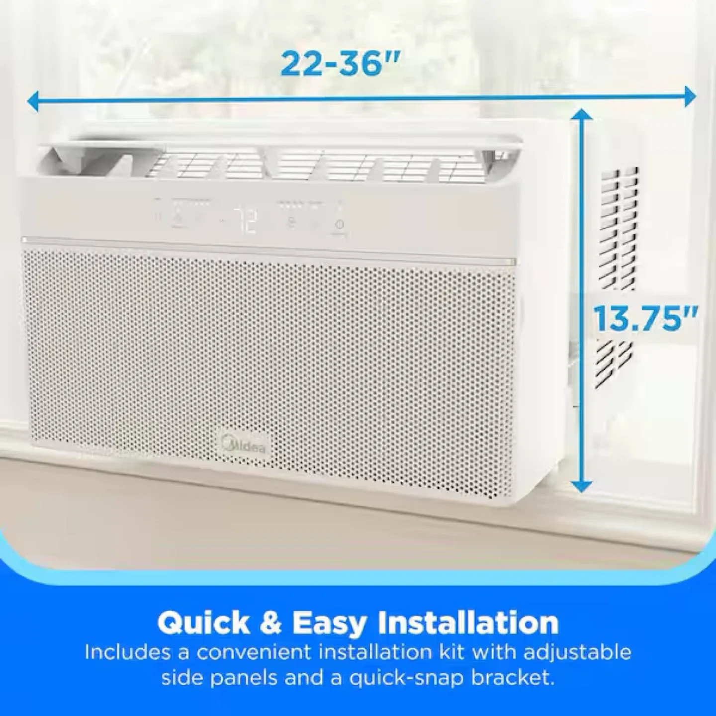 Midea 12k BTU U-Shaped Smart AC – Brand New Sealed Box image indicator(2)