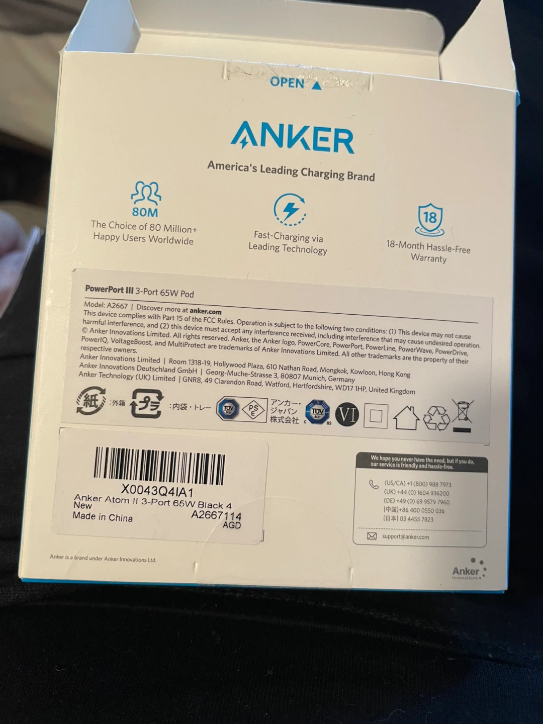 Anker Atom III 3-Port 65W Charger - New! - photo 5