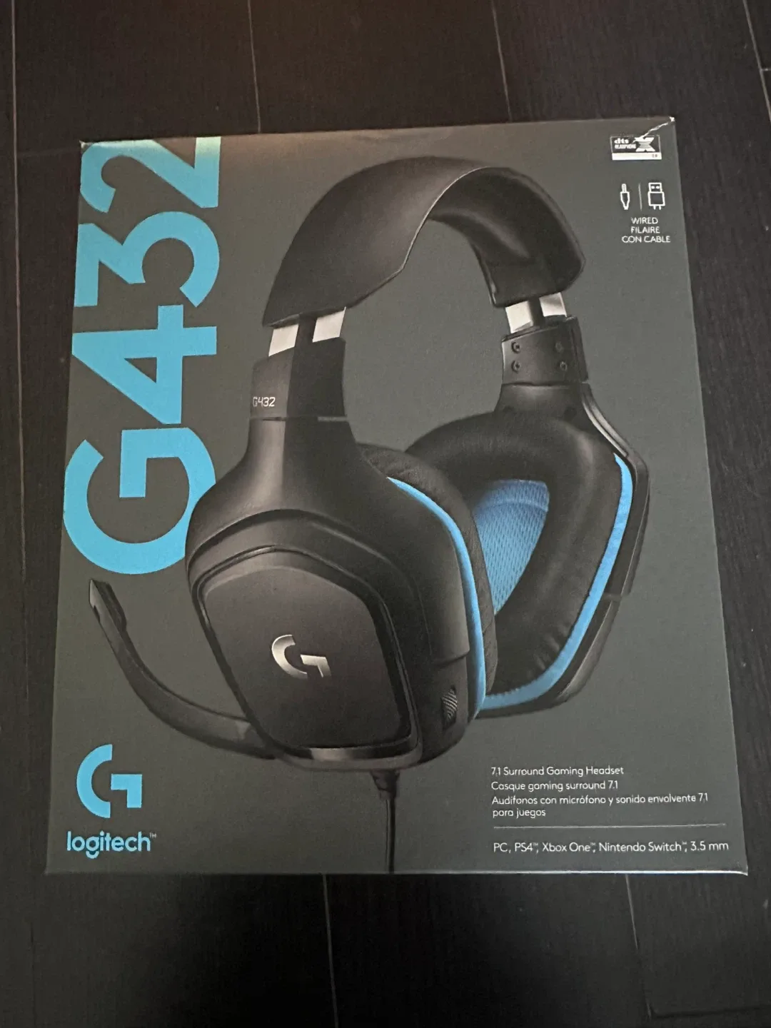 Logitech G432 Wired Gaming Headset - NEW thumbnail