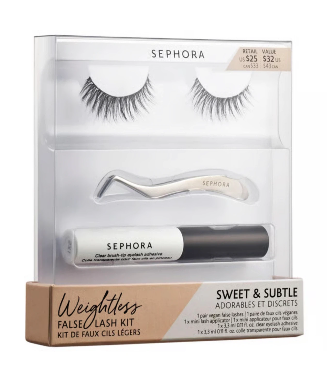Sephora Weightless False Lash Kit - New