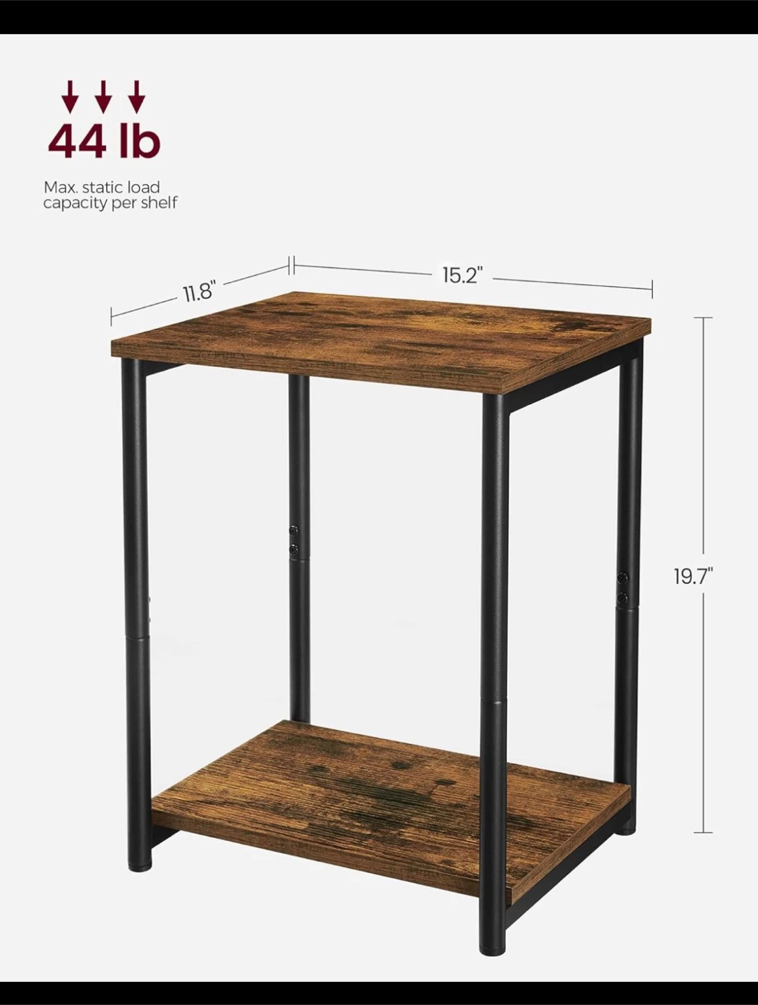 Set of 2 End Tables - new in box - photo 2