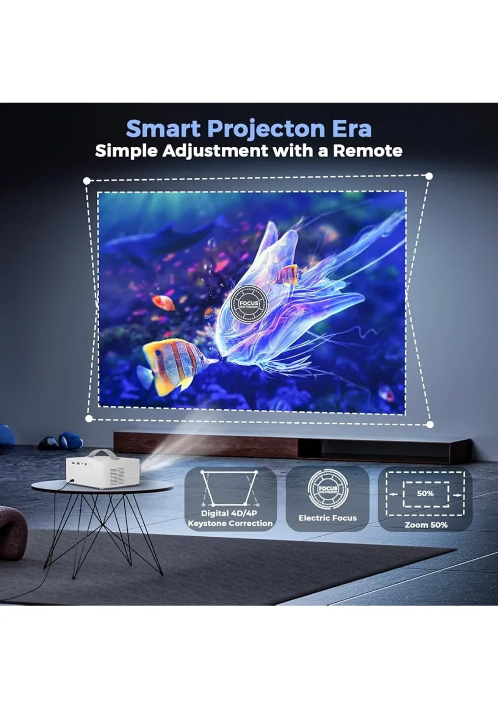 Lisowod L61Pro AI Projector image indicator(6)