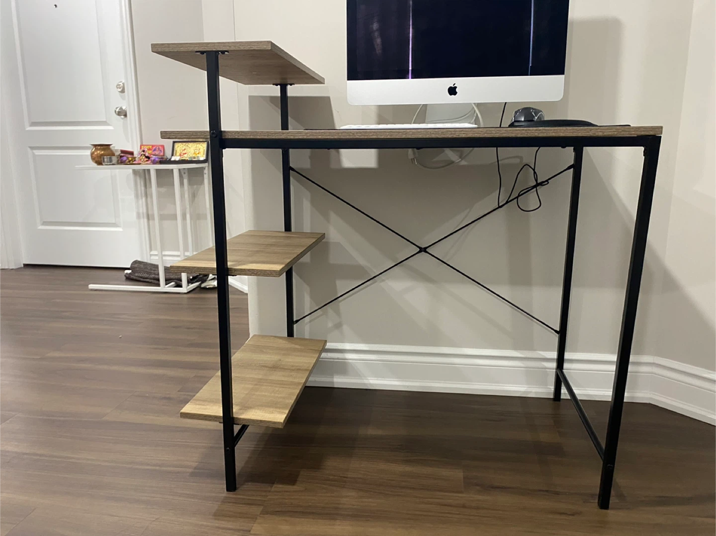 Computer Desk with Shelves - photo 4