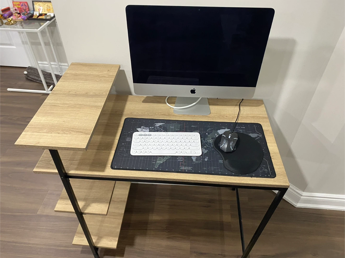 Computer Desk with Shelves - photo 2