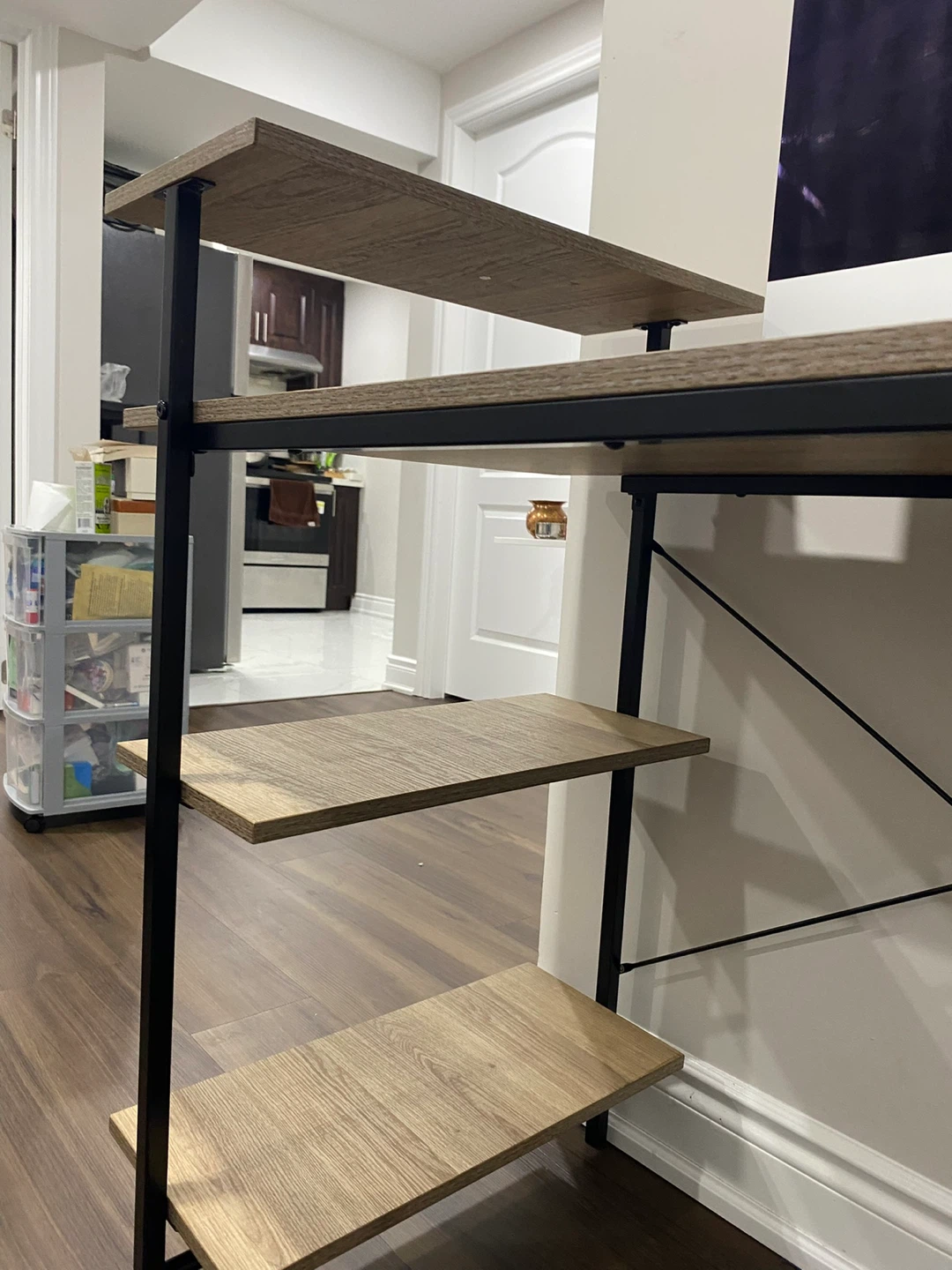 Computer Desk with Shelves - photo 3