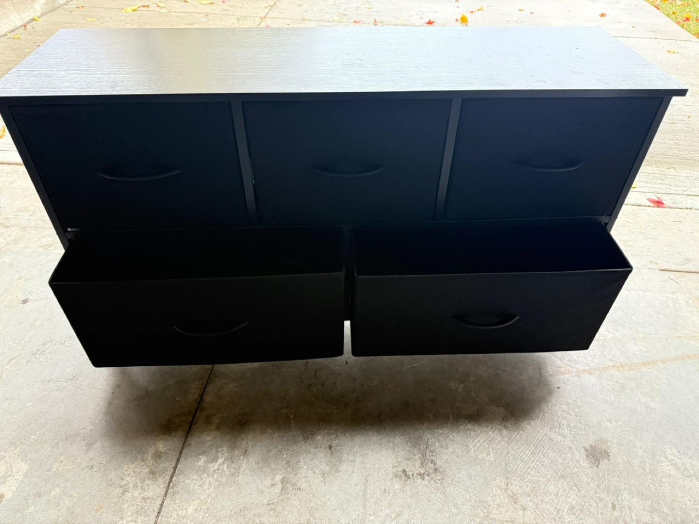 Black 5-Drawer Dresser - photo 3