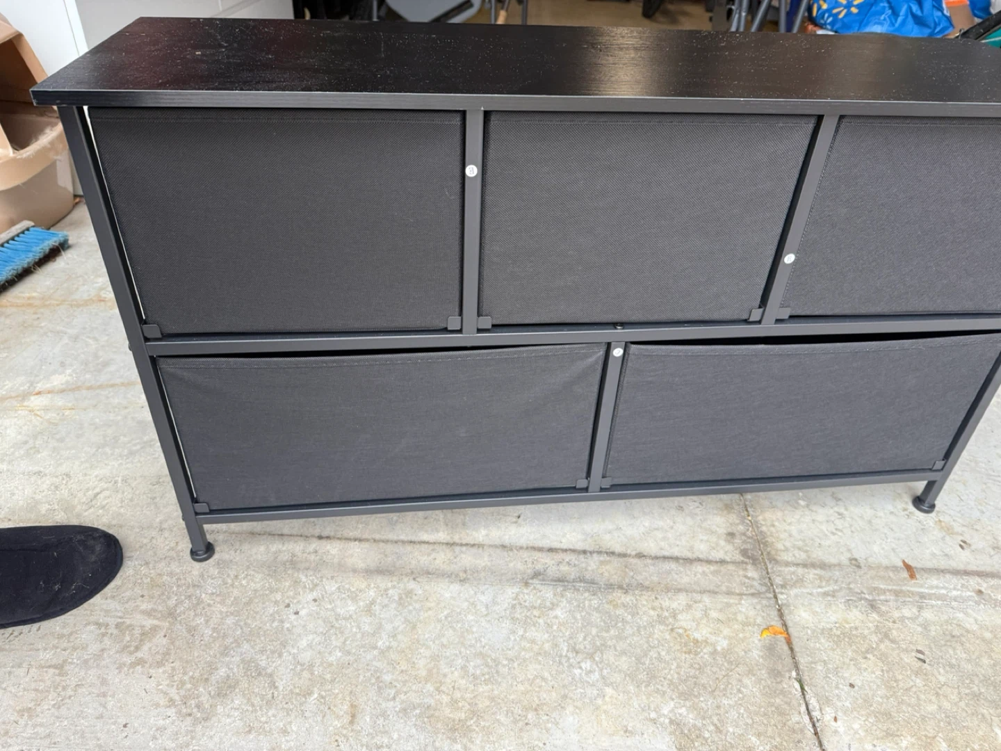 Black 5-Drawer Dresser - photo 5
