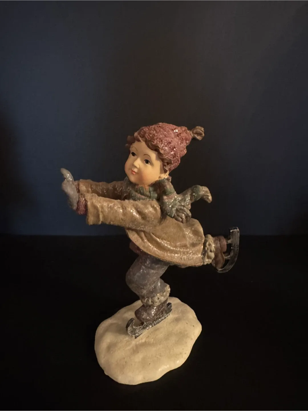 Vintage Santa and Children Christmas Figurine Set image indicator(6)