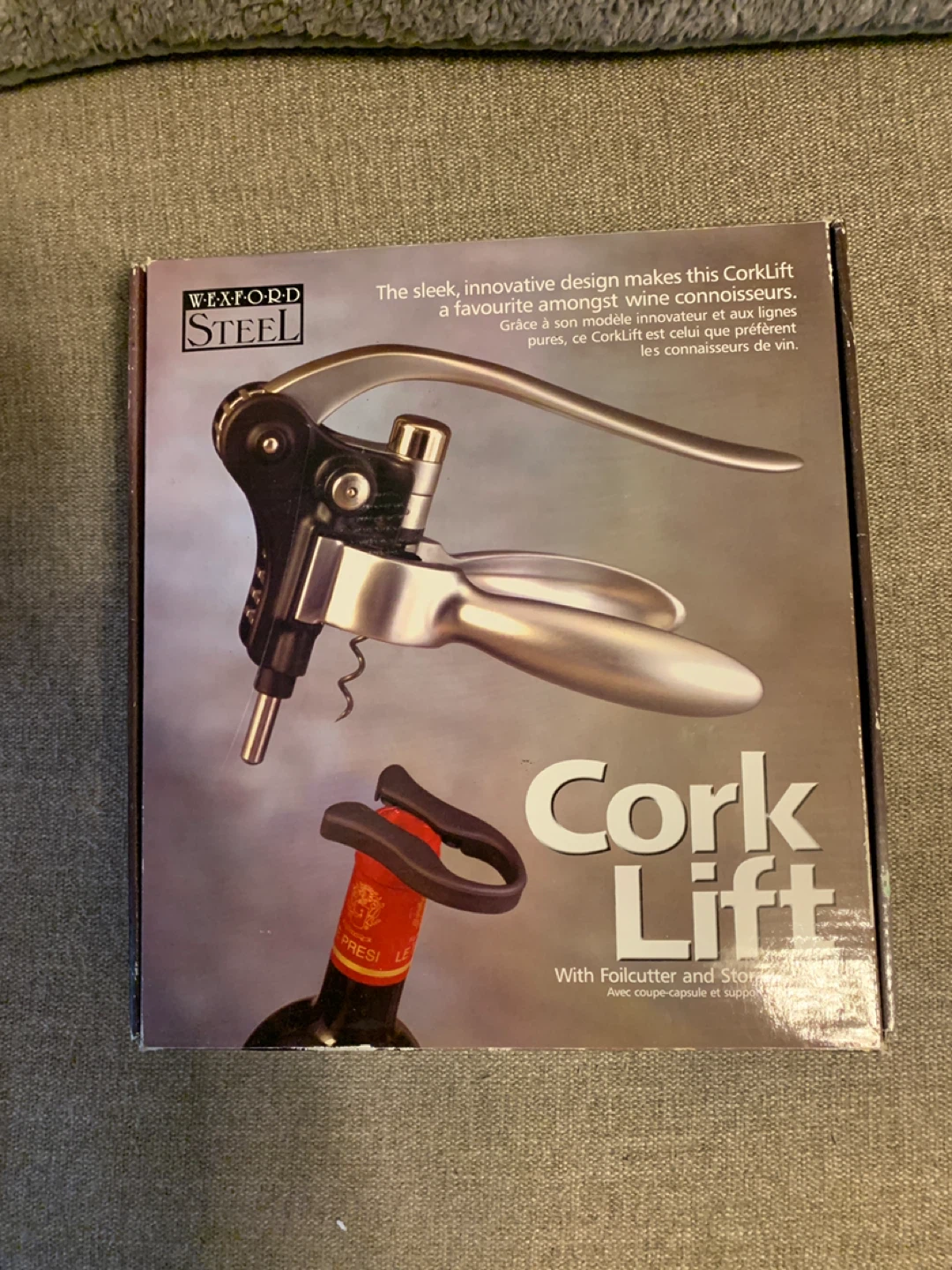 Wexford Steel CorkLift Wine Opener Set - New in Box!
