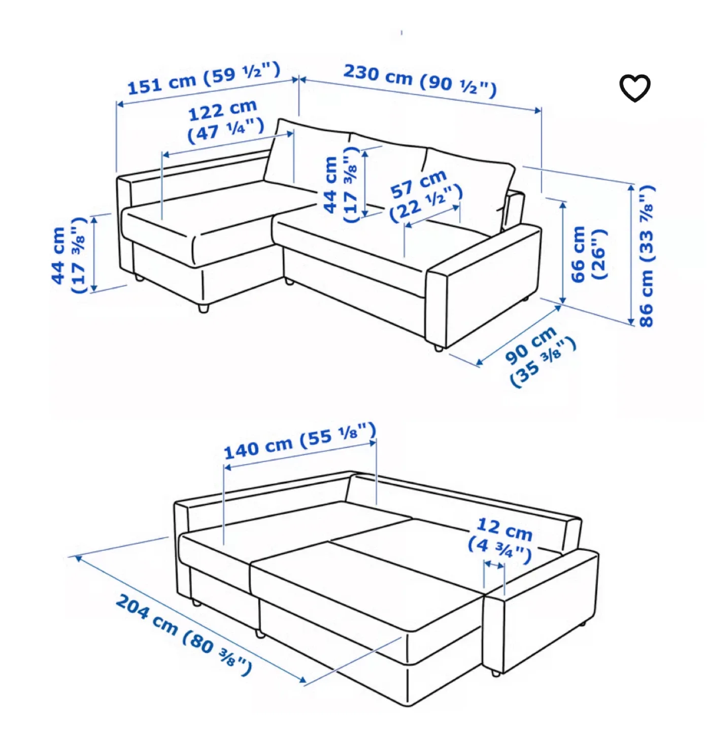 Ikea Sleeper Sofa image indicator(4)
