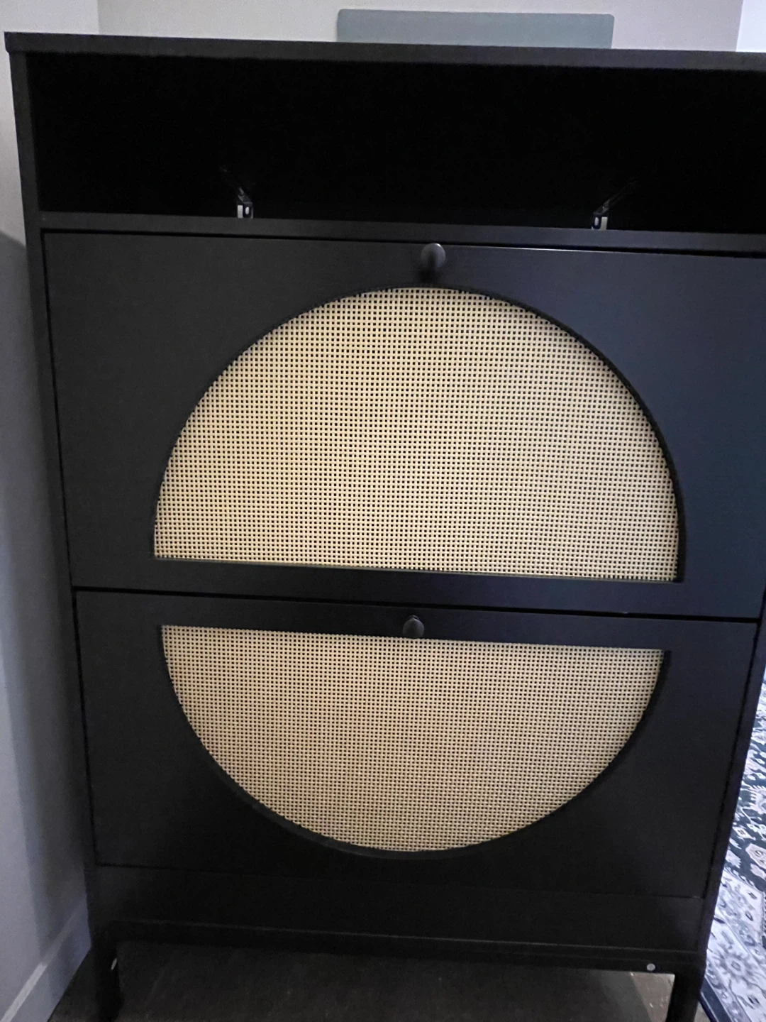 Shoe Storage Cabinet - Black - photo 3