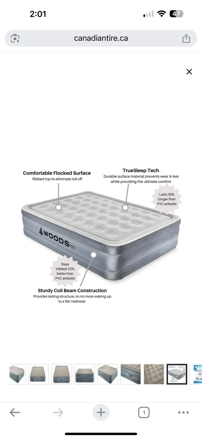 Woods Air Mattress image indicator(2)