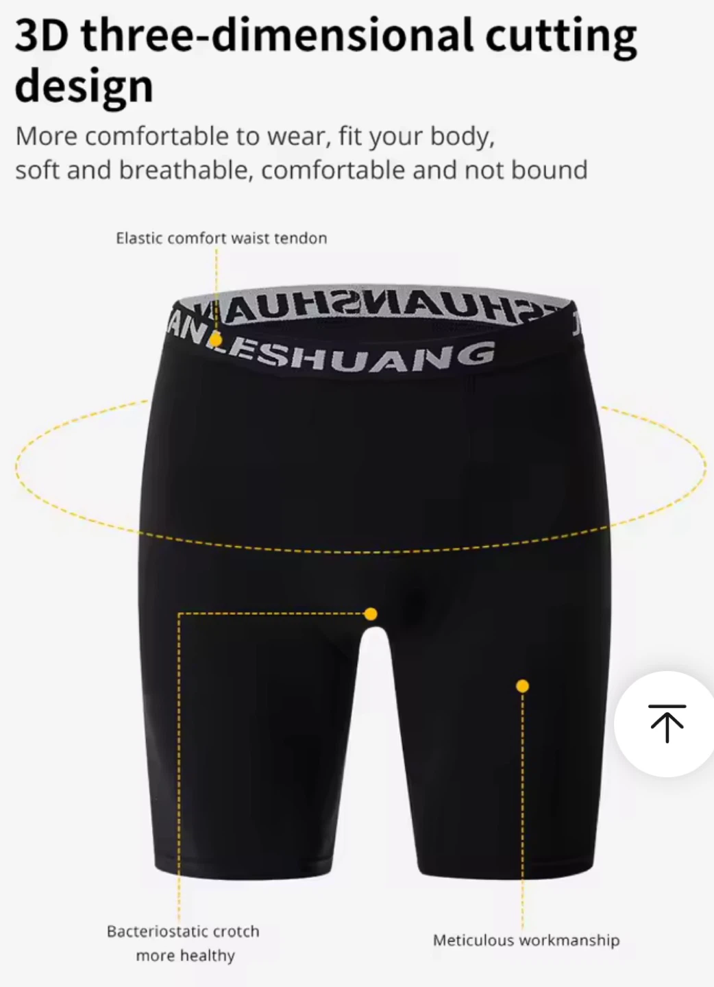 ANLESHUANG JIANLAN Boxer Briefs - Black - photo 5