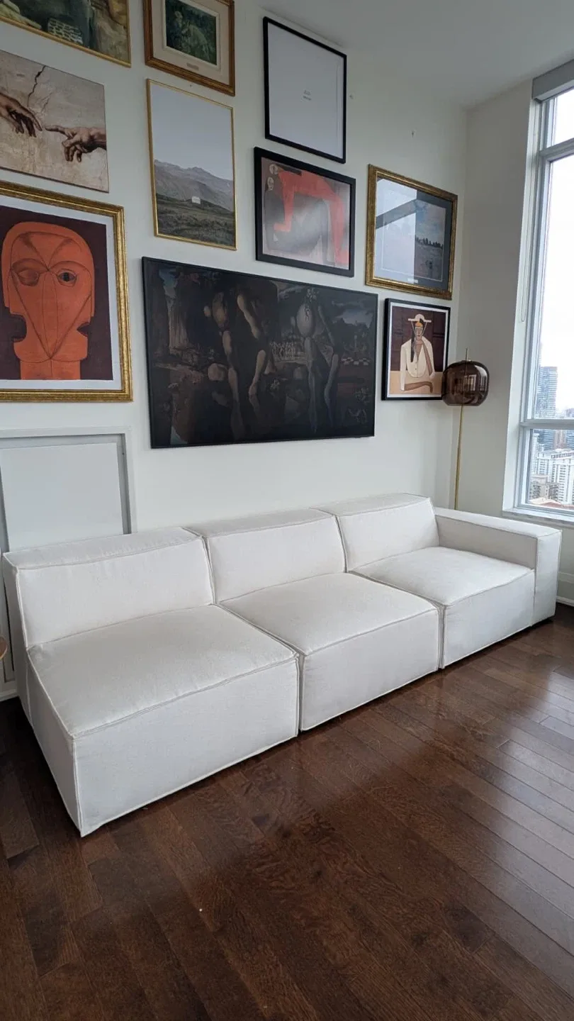 White Modular Sofa
