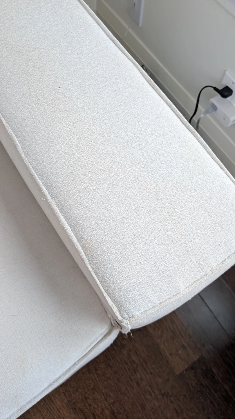 White Modular Sofa - photo 5