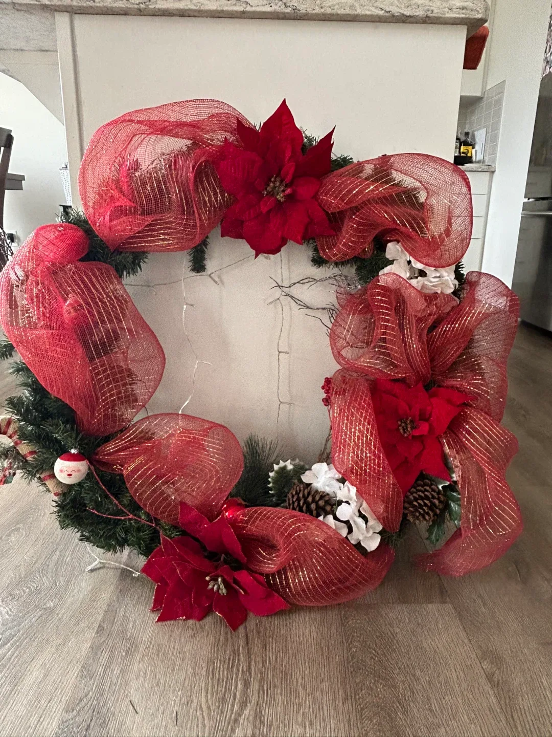 Large Christmas Wreath 24” thumbnail