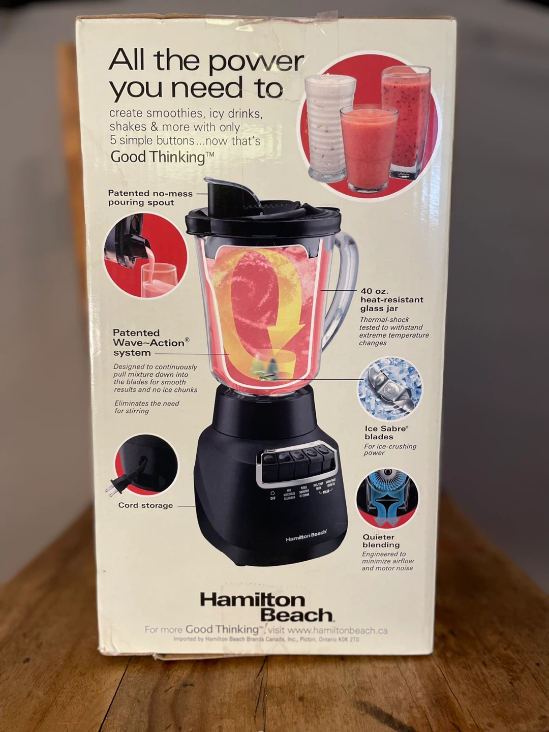 Hamilton Beach Blender - 40 oz Glass Jar - photo 2