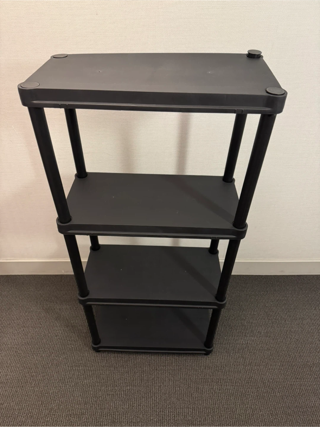 4-Tier Plastic Shelf