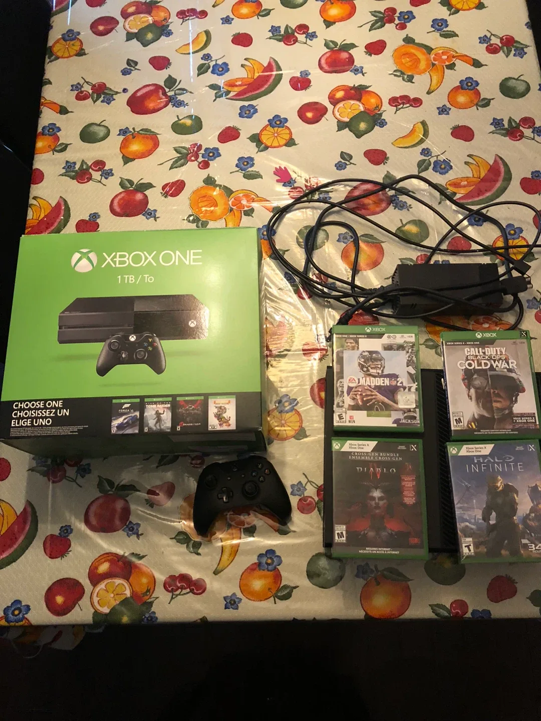 Xbox One 1TB with Games and Controller image indicator(8)