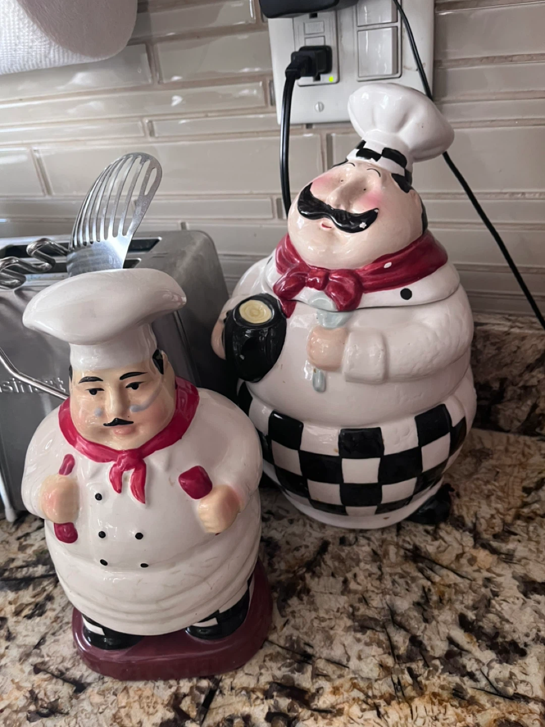 Espresso Wall Art & Chef Cookie Jars