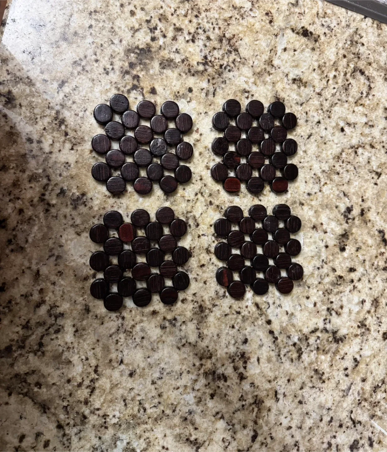 Reversible Wood Coasters (Set of 4) image indicator(2)