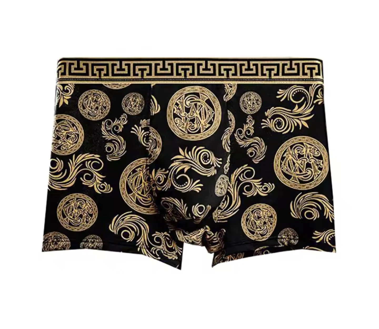 IQMK KEJIANG Men's Boxer Briefs - Black & Gold - photo 4