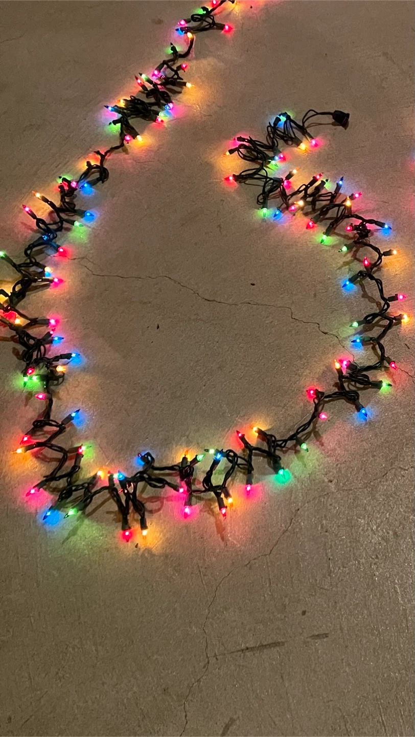 Vintage Christmas String Lights