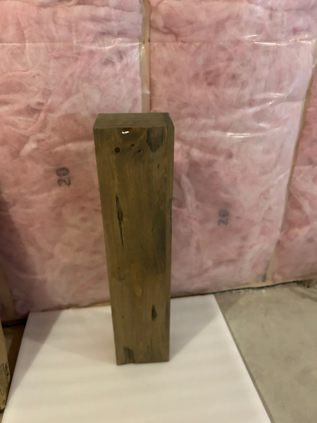 Rustic wood mantle - photo 3