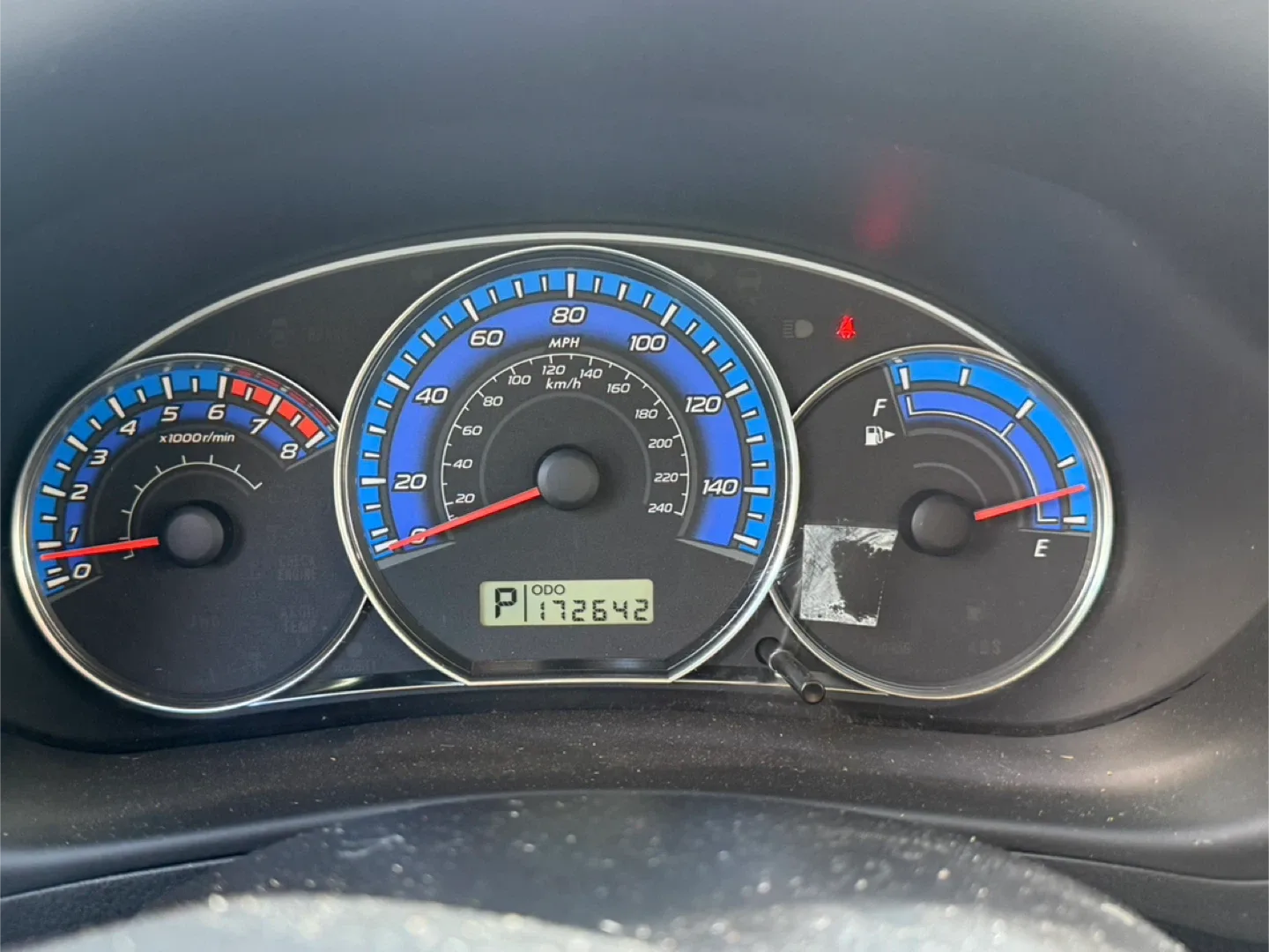 2009 Silver Subaru Forester SUV 172 k image indicator(10)