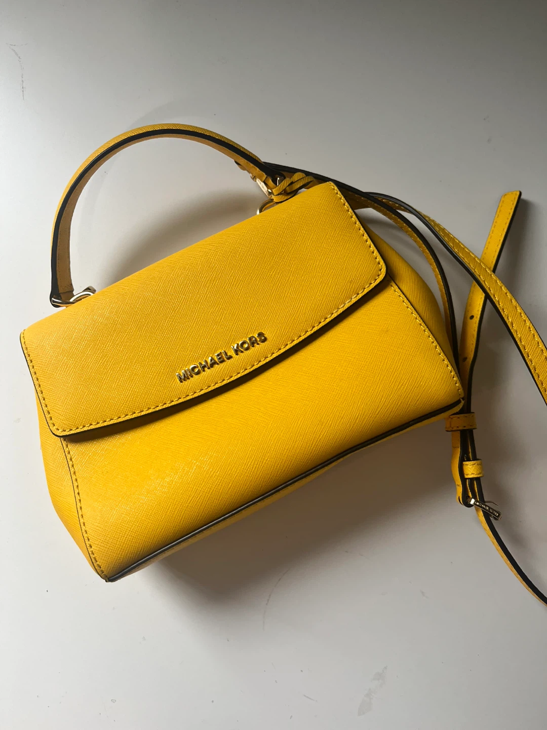 Michael Kors Yellow Handbag