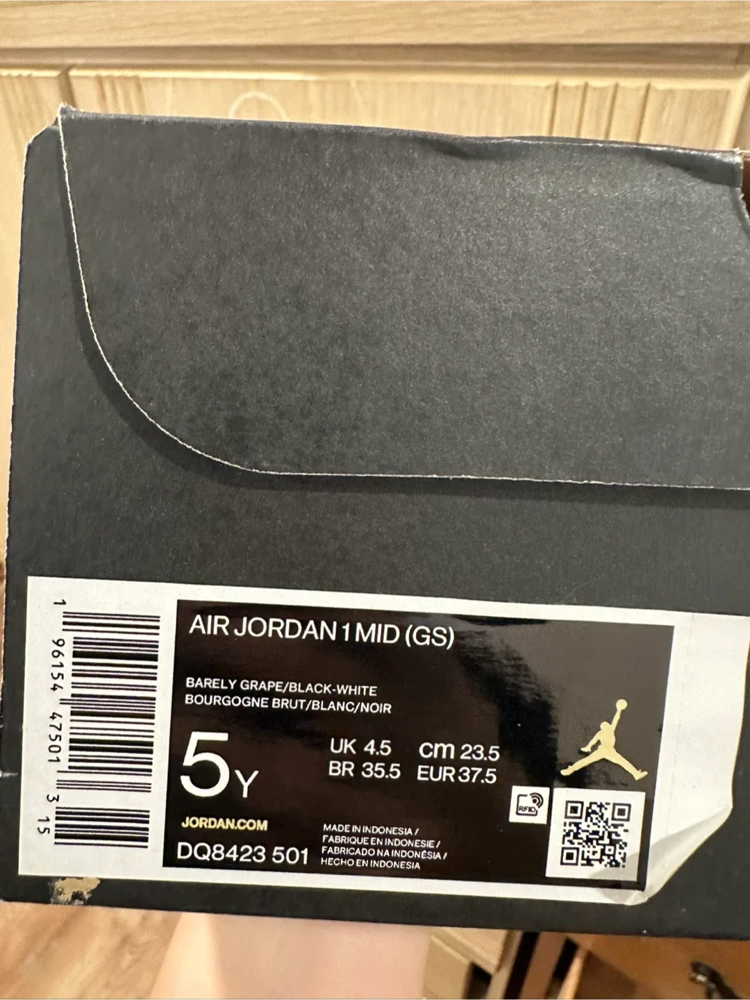 Air Jordan 1 Mid SE Lilac US 5Y image indicator(8)