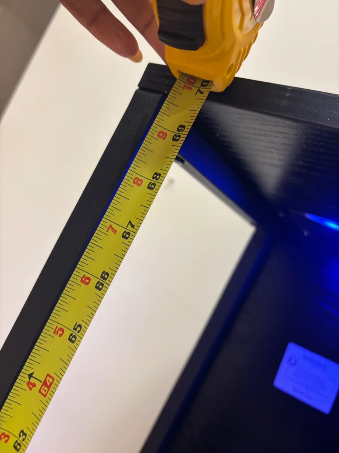 Black Bookshelf with LED Lighting-AS IS image indicator(8)