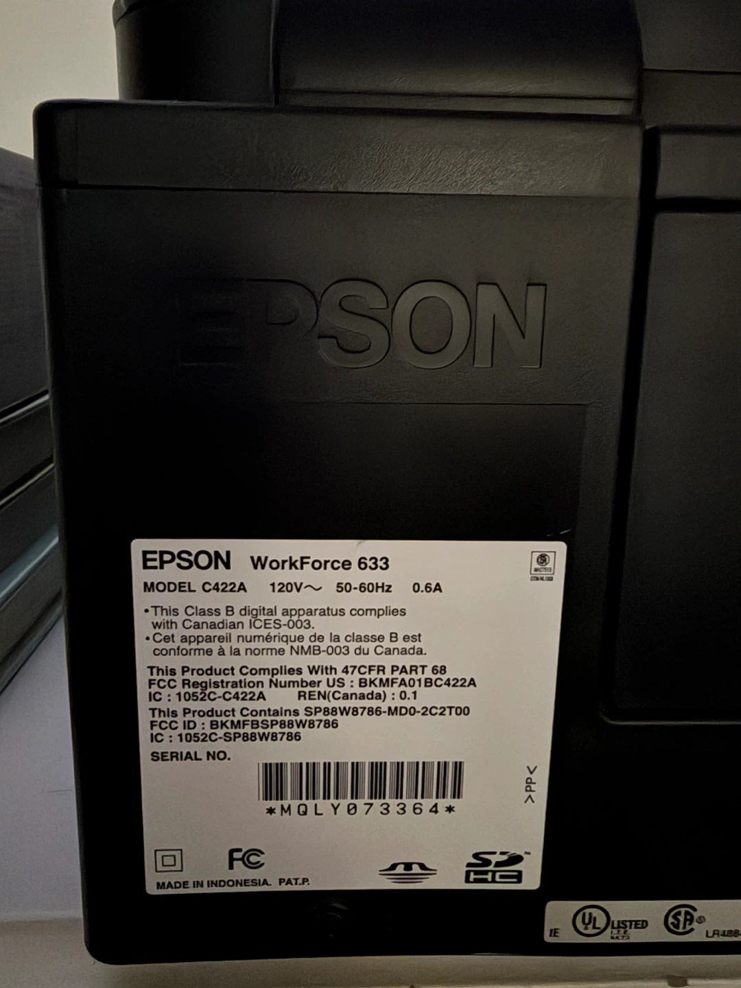 EPSON Printer - photo 2