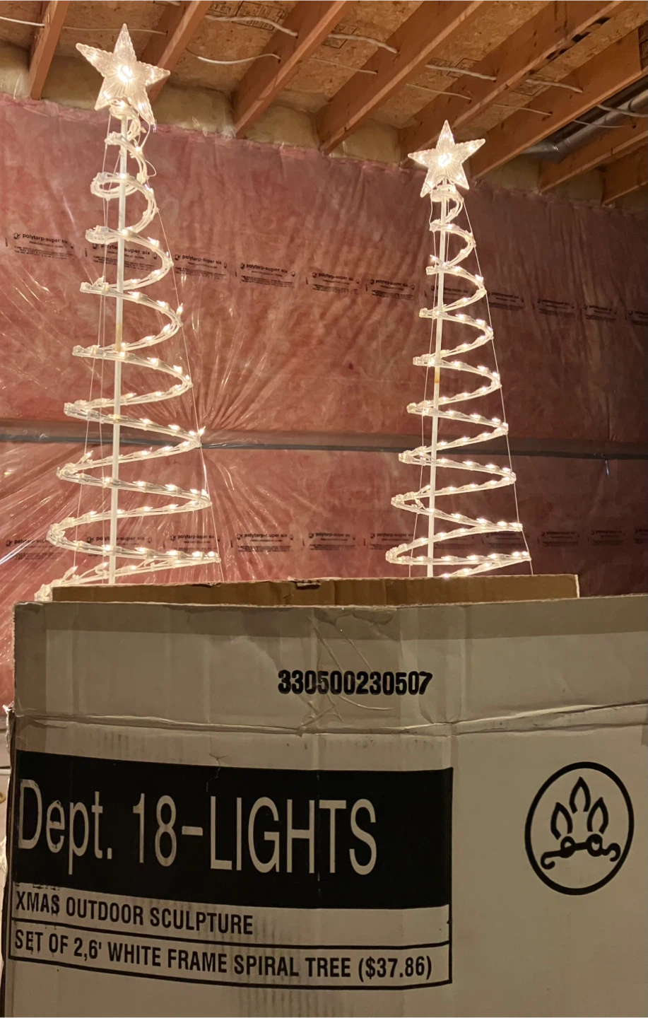 Spiral Light Tree Sculpture Set - photo 3