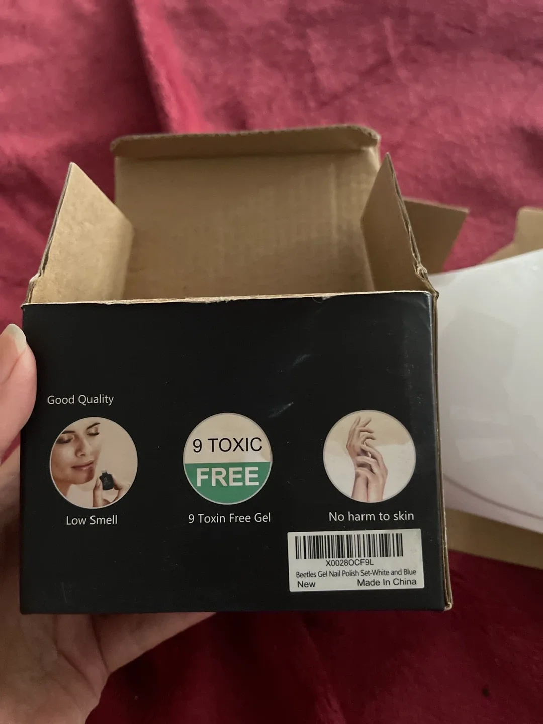 Gel polish UV LED Nail dryer with 6 gel polish and base and coat image indicator(3)