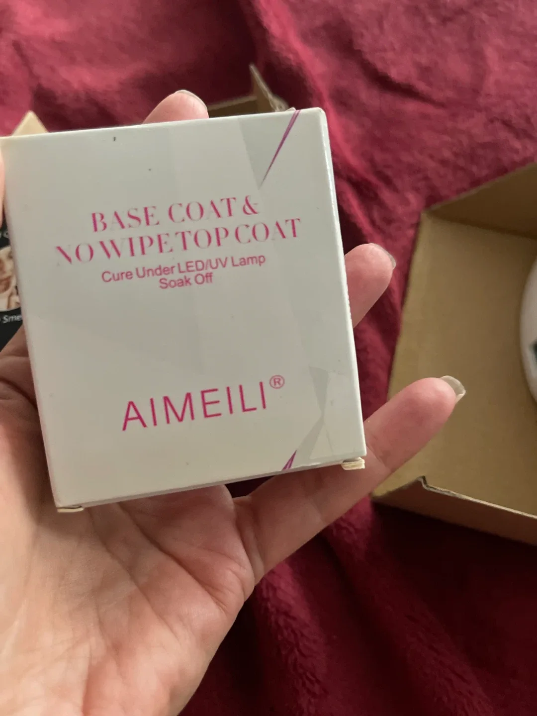 Gel polish UV LED Nail dryer with 6 gel polish and base and coat image indicator(4)