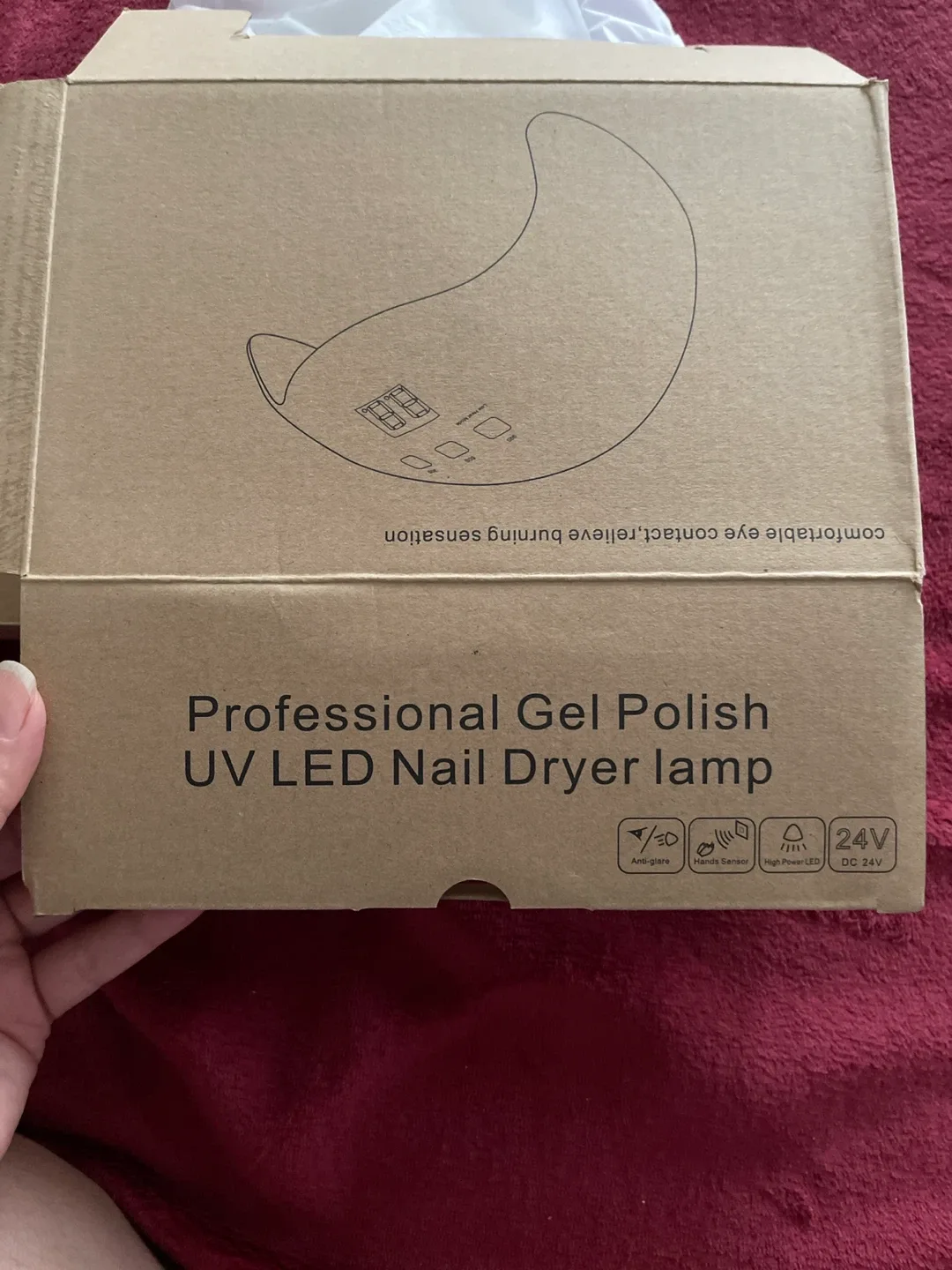 Gel polish UV LED Nail dryer with 6 gel polish and base and coat image indicator(2)