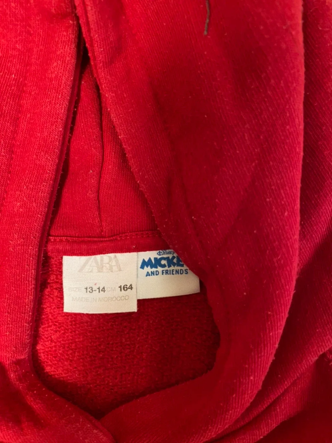 Zara Disney Mickey Mouse Hoodie, Size 13-14 / 164 image indicator(3)